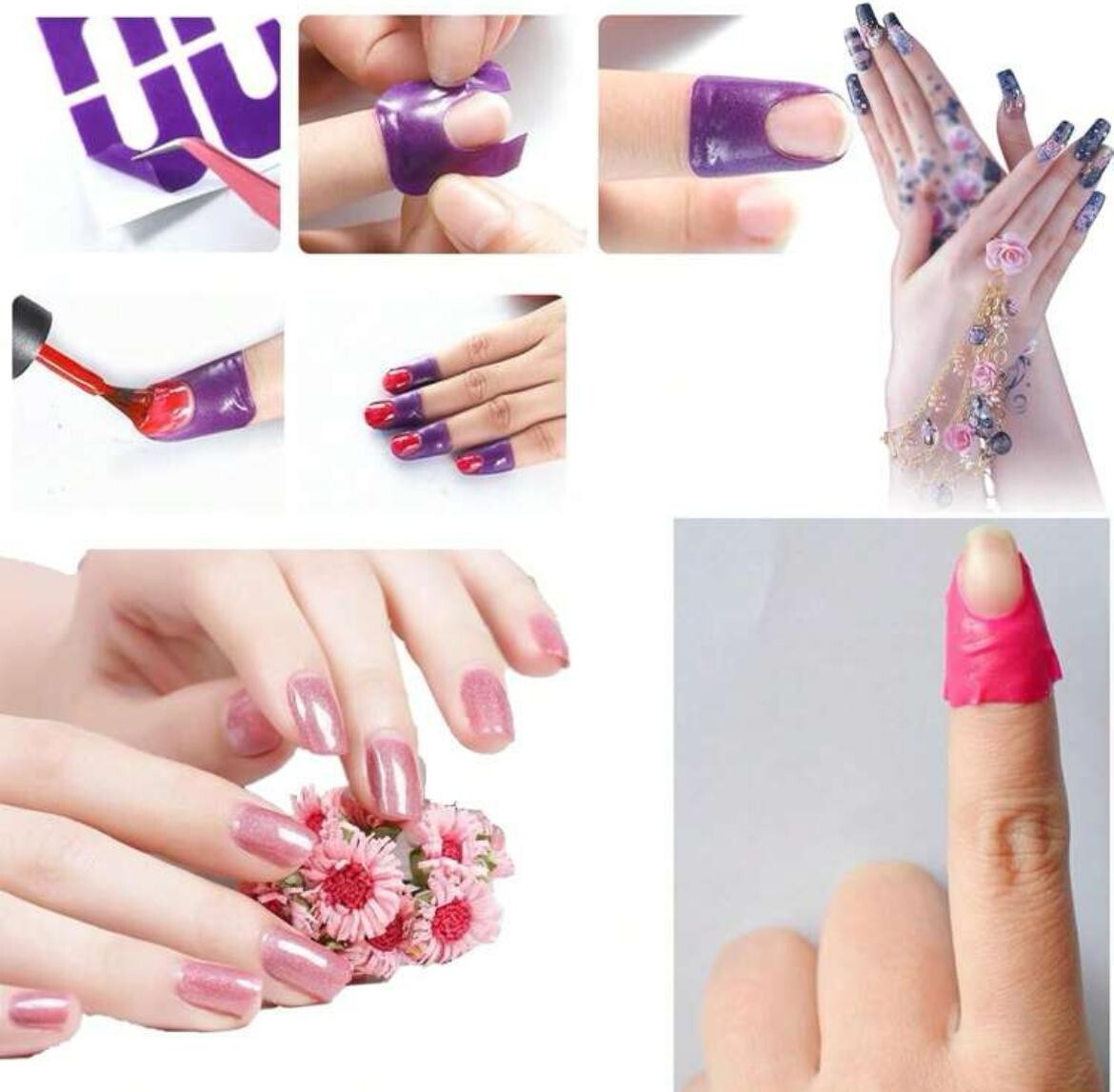 Nail Peel Off Latex Cuticle Tape sheets Palisade Manicure polish Skin Protector