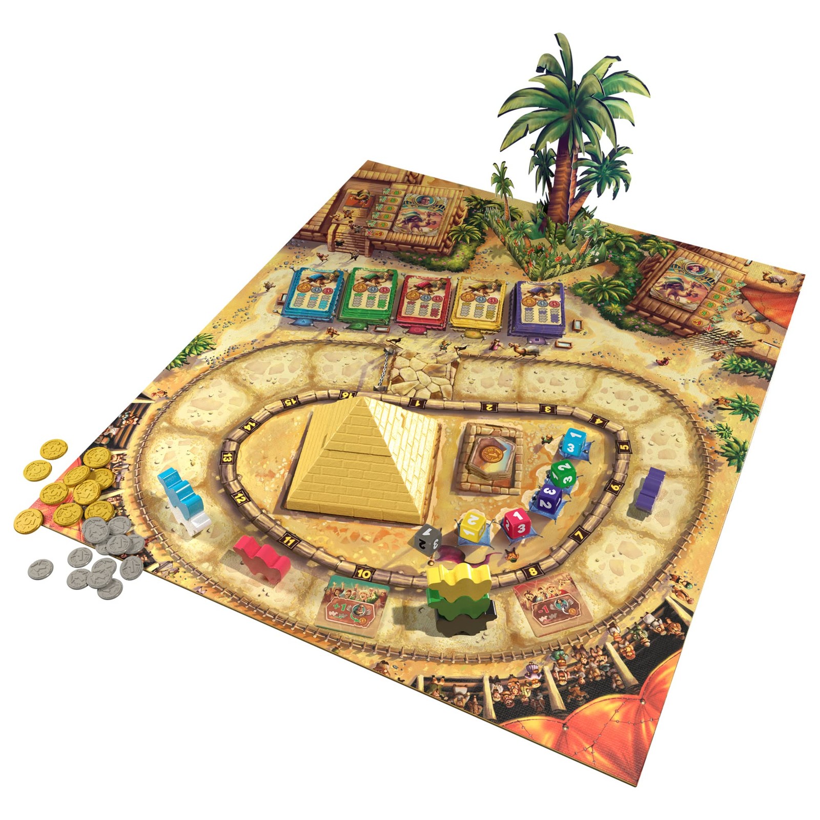 Camel Up (Second Edition) – Exciting Camel-Racing Betting Medium, Various