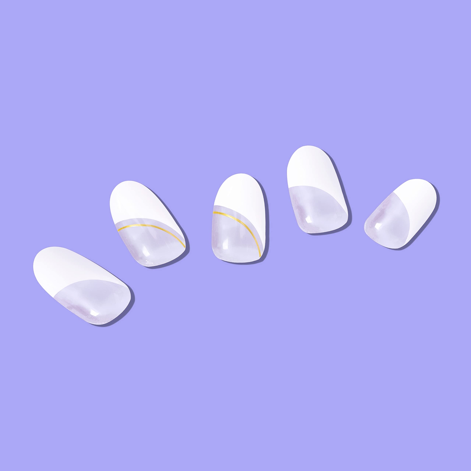 Hip Chic Nailed It Semi-cured Gel Nail Strip, Stay Classy, 22 Strips