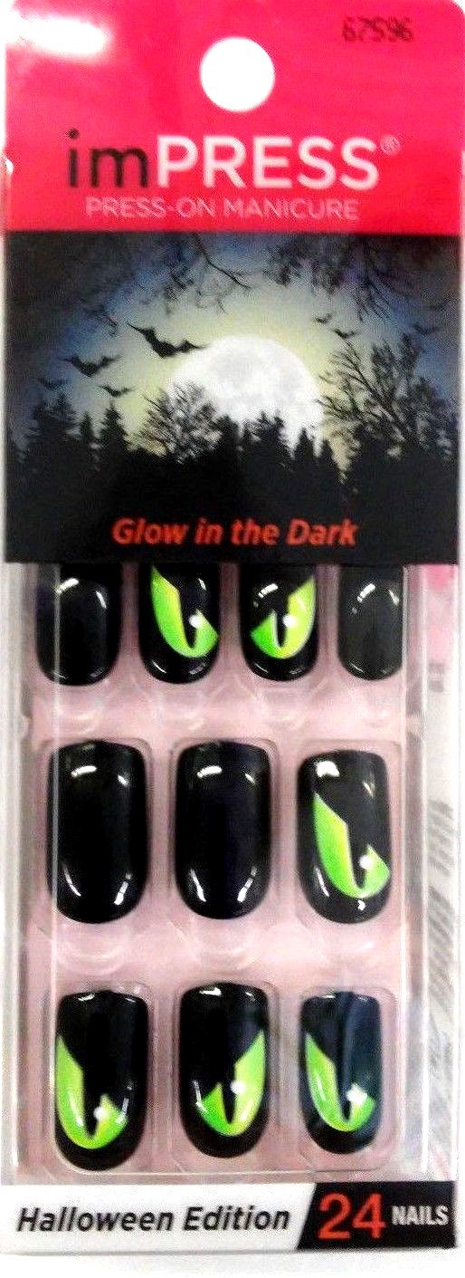 imPRESS Press-on Manicure – HALLOWEEN EDITION – Glow in the Dark GOSSIP GOUL