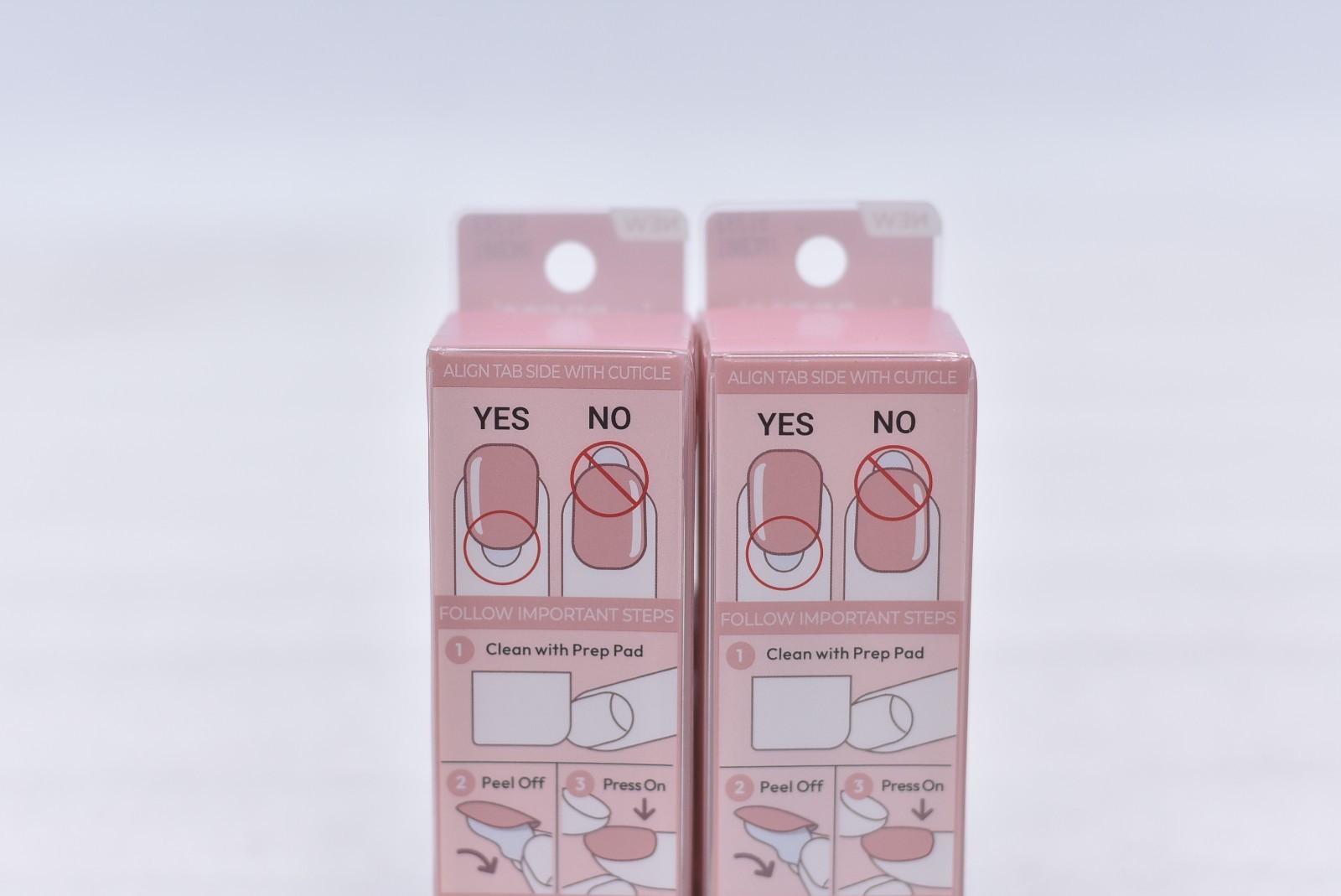 Lot of 2 Kiss Impress Bare but Better IMCB01 Short False Nails – 30 Nails