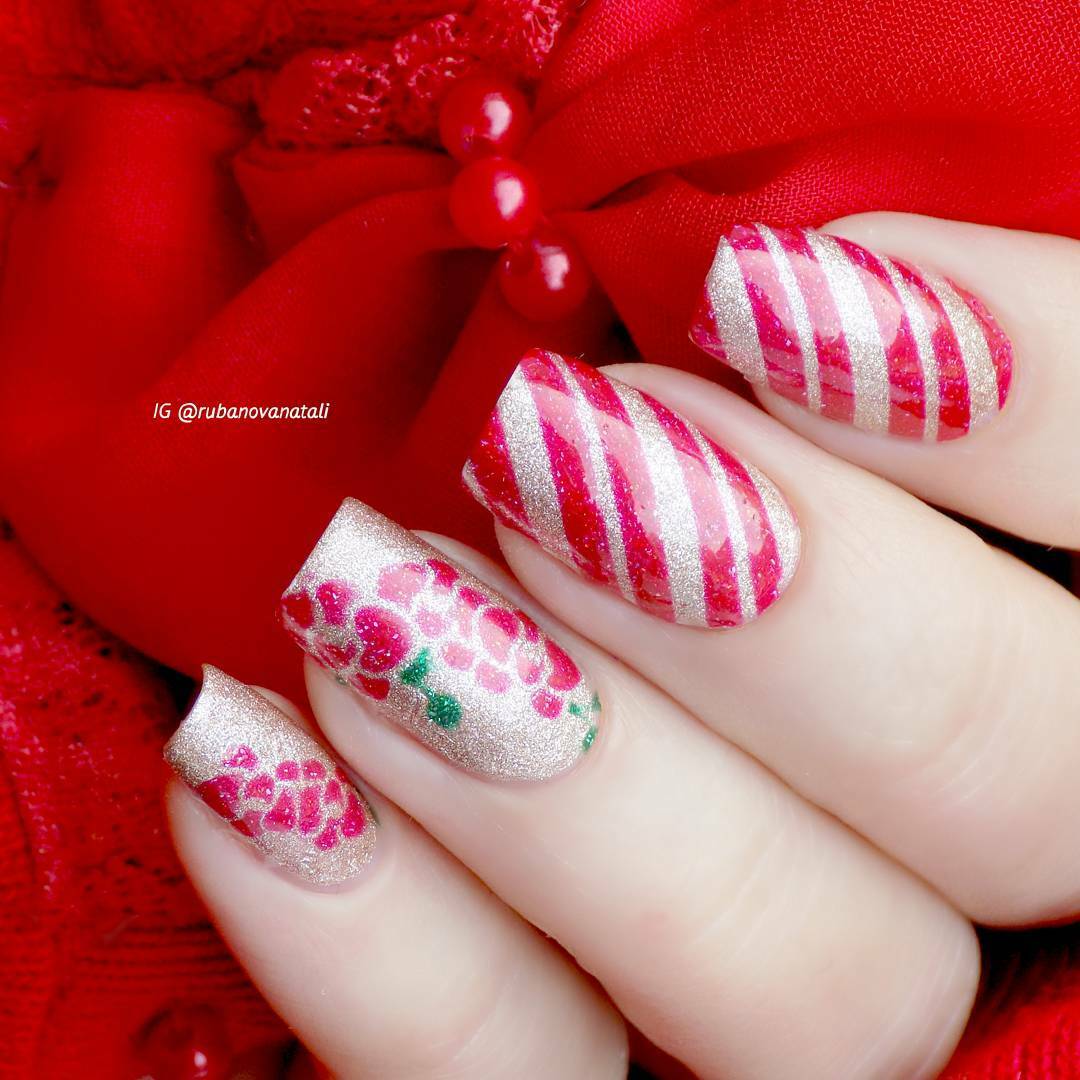 Whats Up Nails Wrapping Paper Stencils for Nails, Christmas Nail Stickers