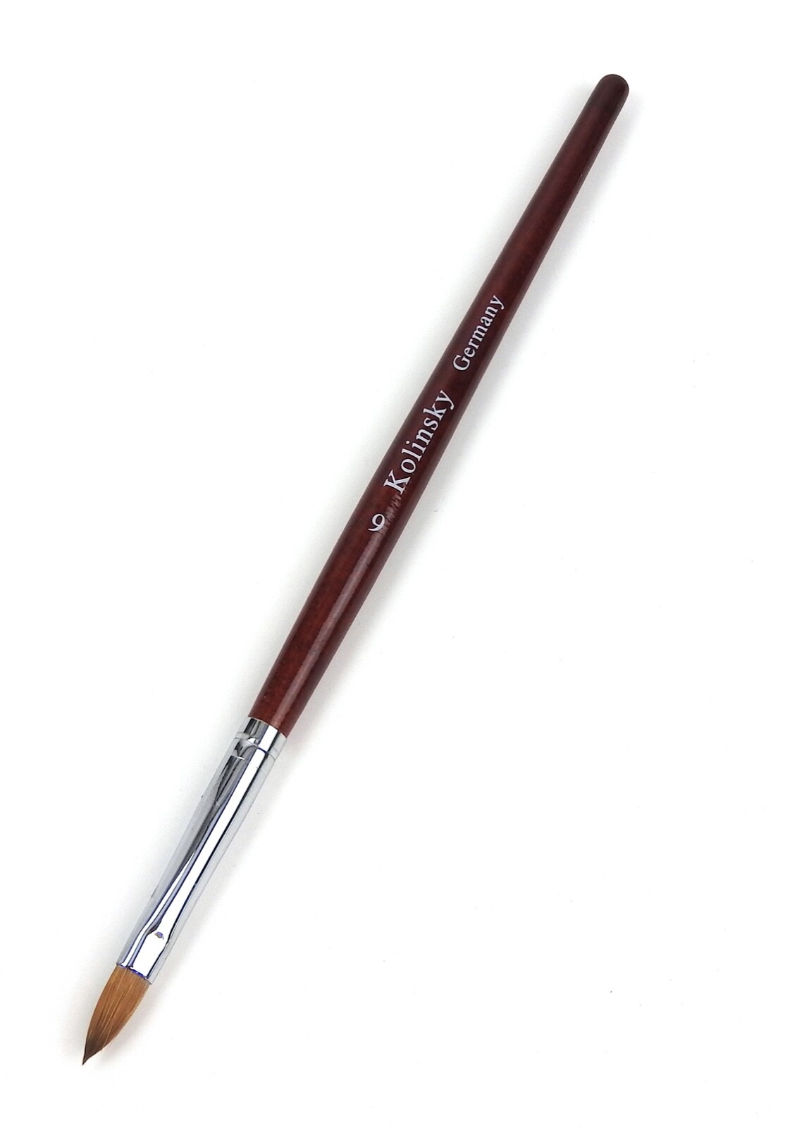 Kolinsky Acrylic Nail Brush Round Wood Handle #6