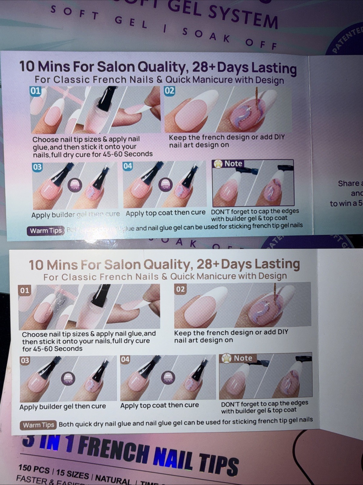 BT ART BOX NAILS Kit/Extra Nail Tips