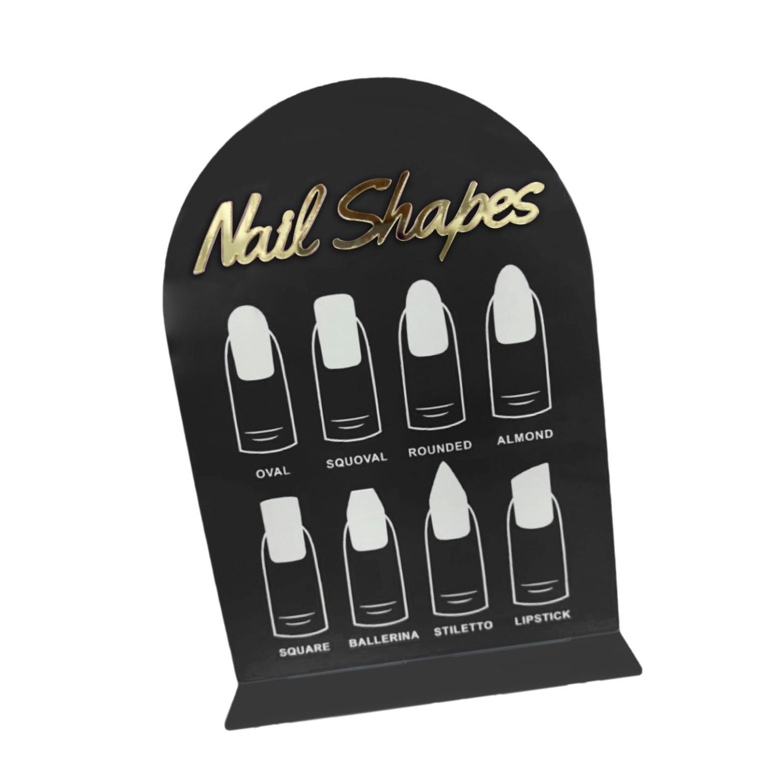 Nail Art Display Stand DIY Professional Salon Nail Color Board Nails Tips Sample