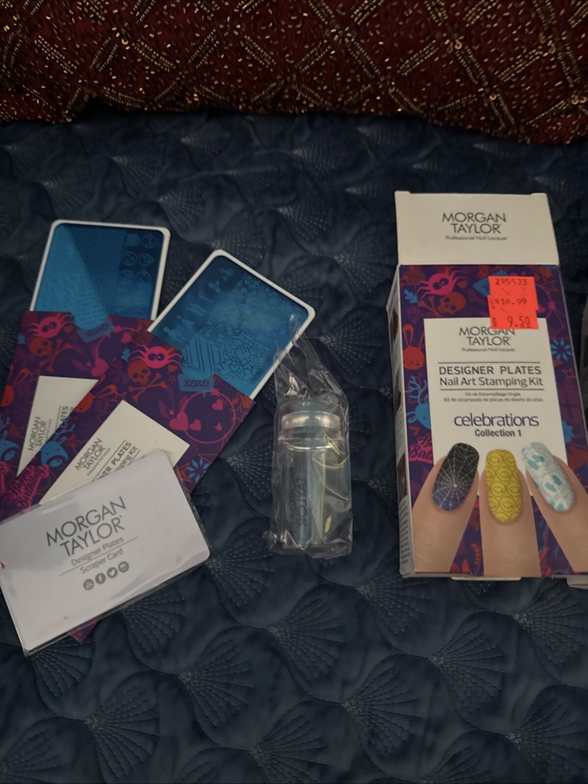 Morgan Taylor GEOMETRIC CELEBRATIONS & FLIRTY FLORALS NAIL ART STAMPING KITS