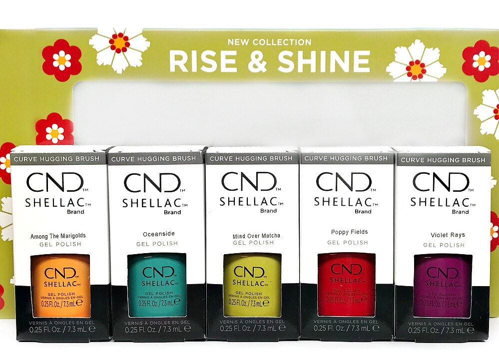 Cnd Shellac Gel Polish RISE & SHINE Spring 2022 Collection .25oz/7.3ml Pick Any