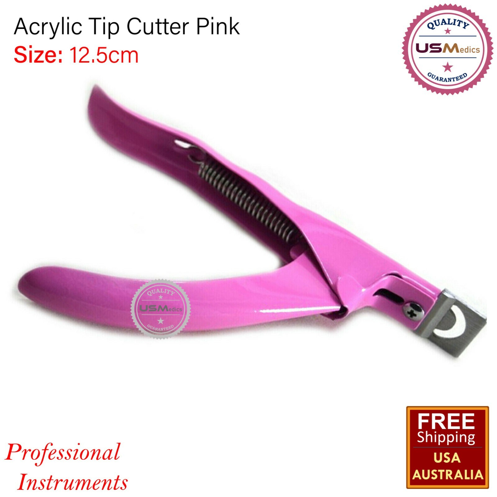 NEW Trimmer Nail Clippers Manicure Art U-shaped Scissors Cutter Fake Acrylic