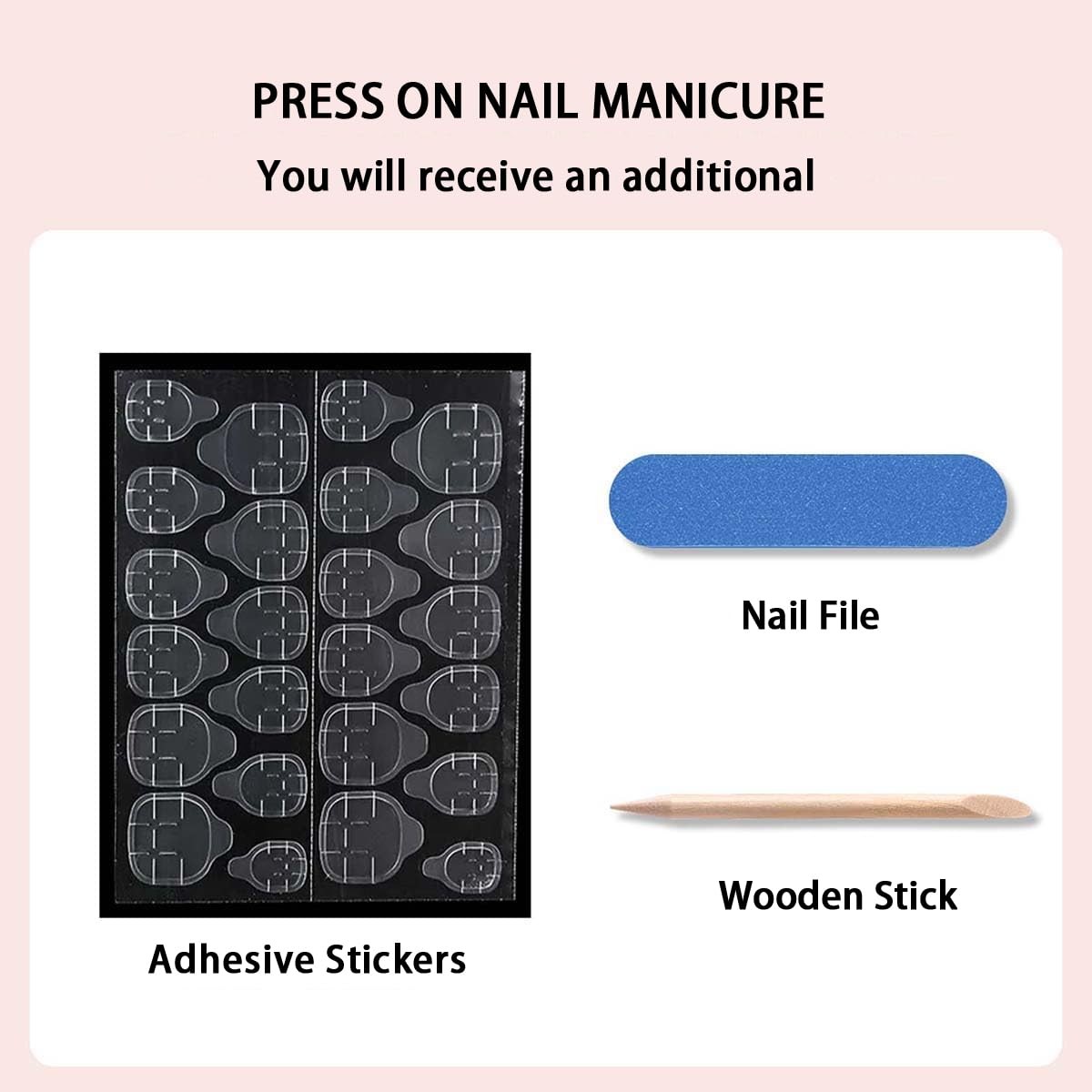 3D Flower French Press on Nails Almond Medium Summer Fake Nails with Gold Sta…