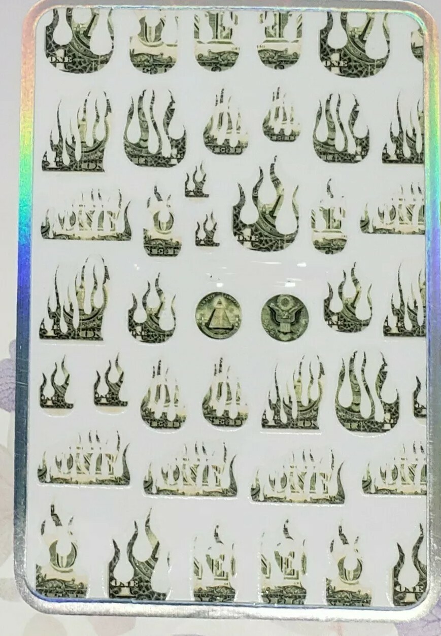 Nail art stickers Multiple Designs ea. SOLD SEPARATELY Cherry,Flame (free ship)