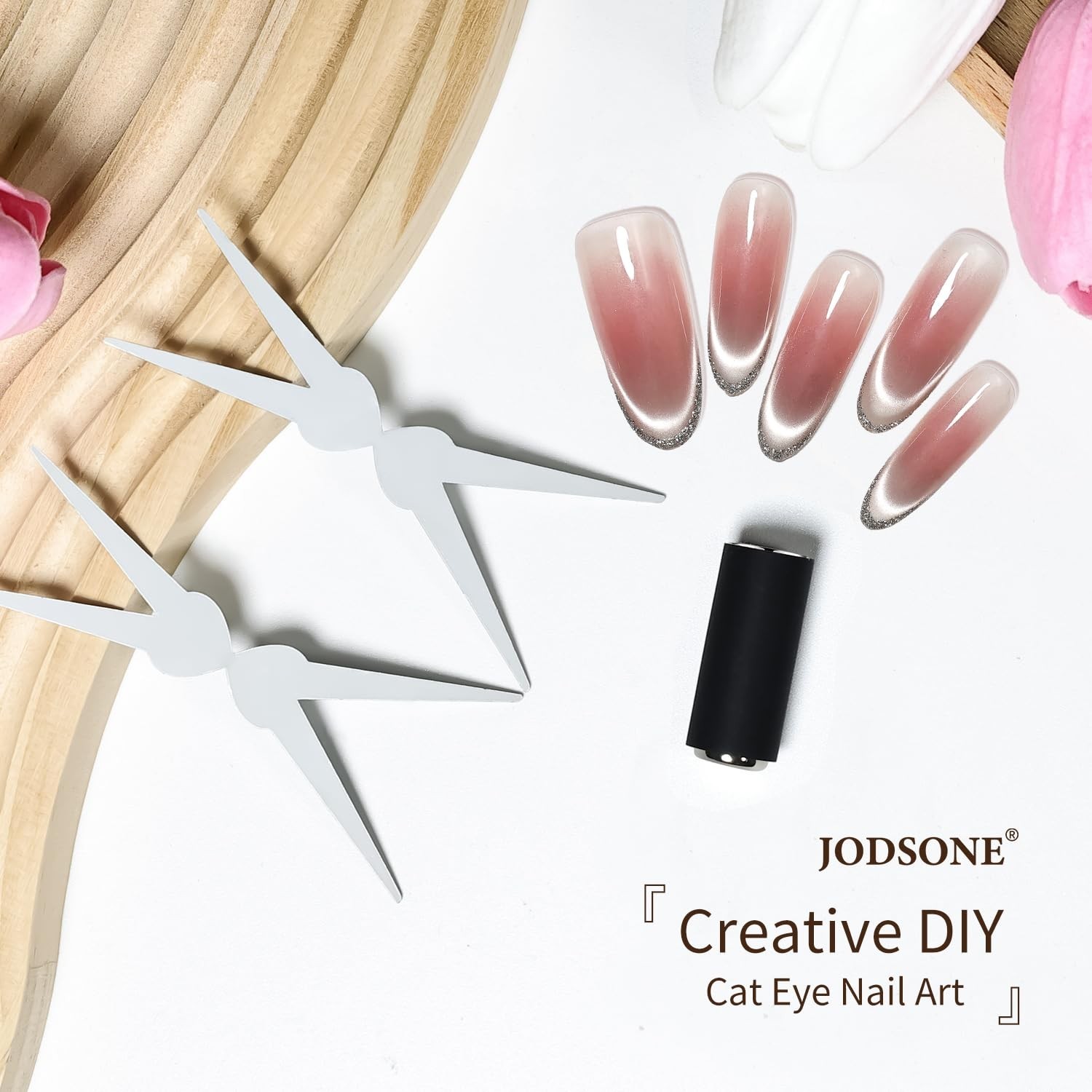 Double Head Cat Eye Magnet Tool for Effortless French Nail Art – V & Smile Lines