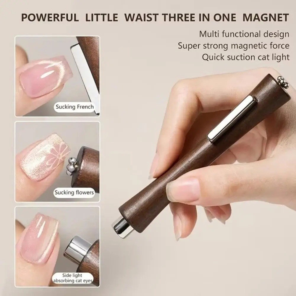 3 in 1 Nail Magnetic Stick Cat Eye Magnetic Nail Art Tool For Nail Art Design UK