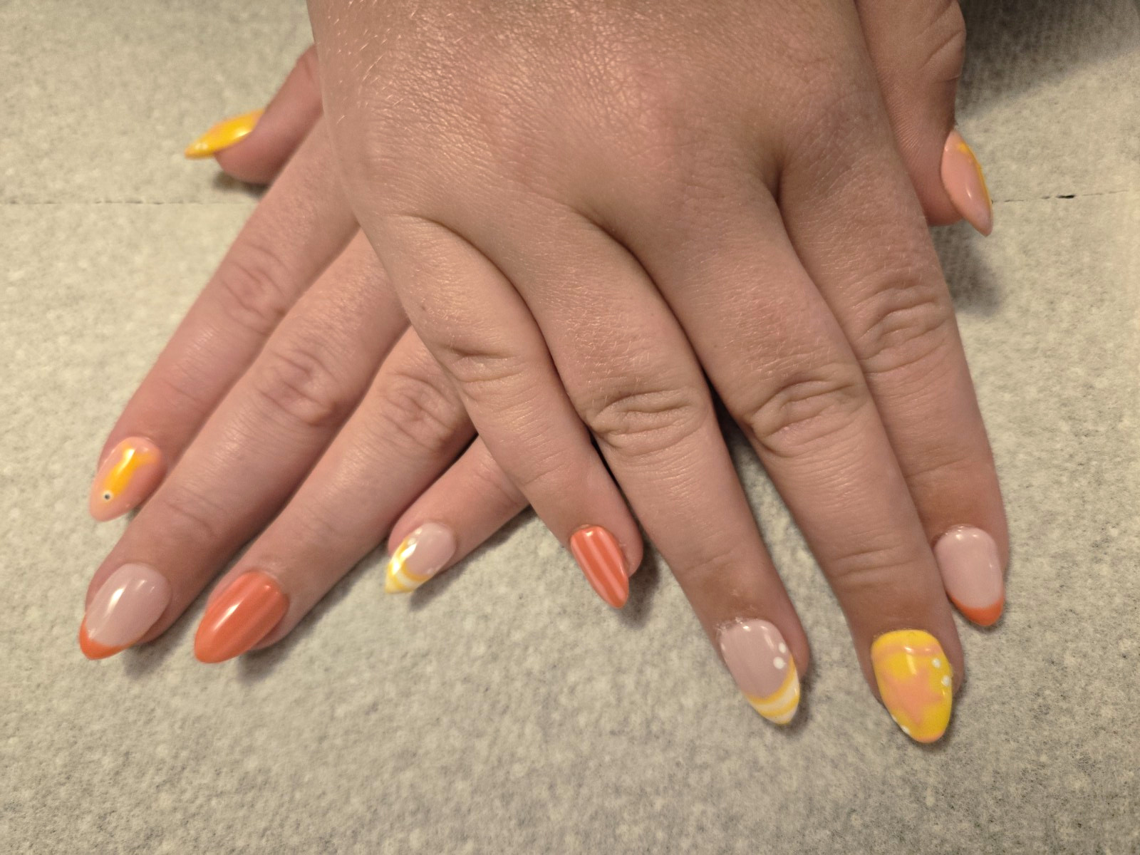Original Design Press-On Nails Full Cover Pre-Designed. Made To Order