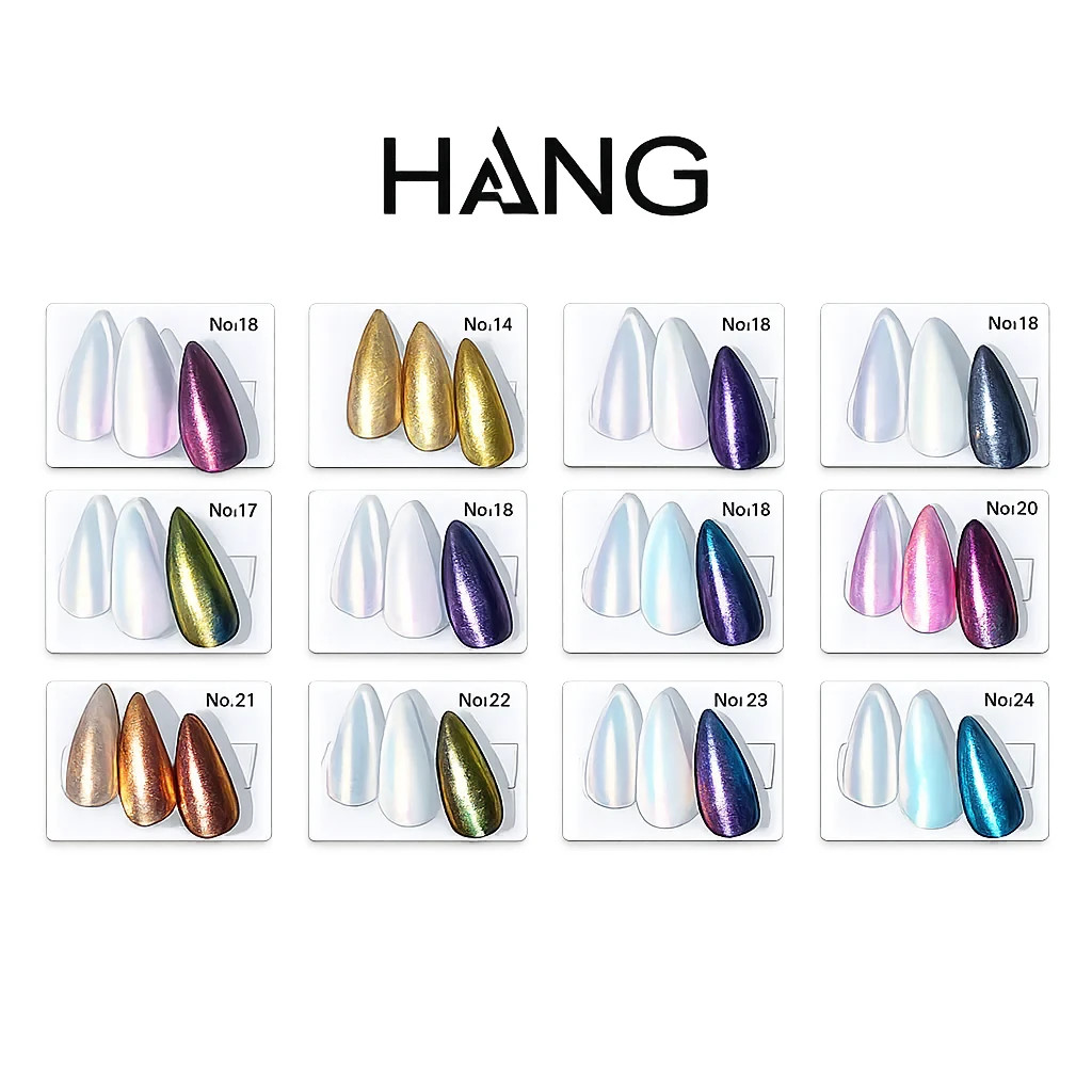 Hang Nail Product New Chrome Effects Powder Holo Chrome Jar #05