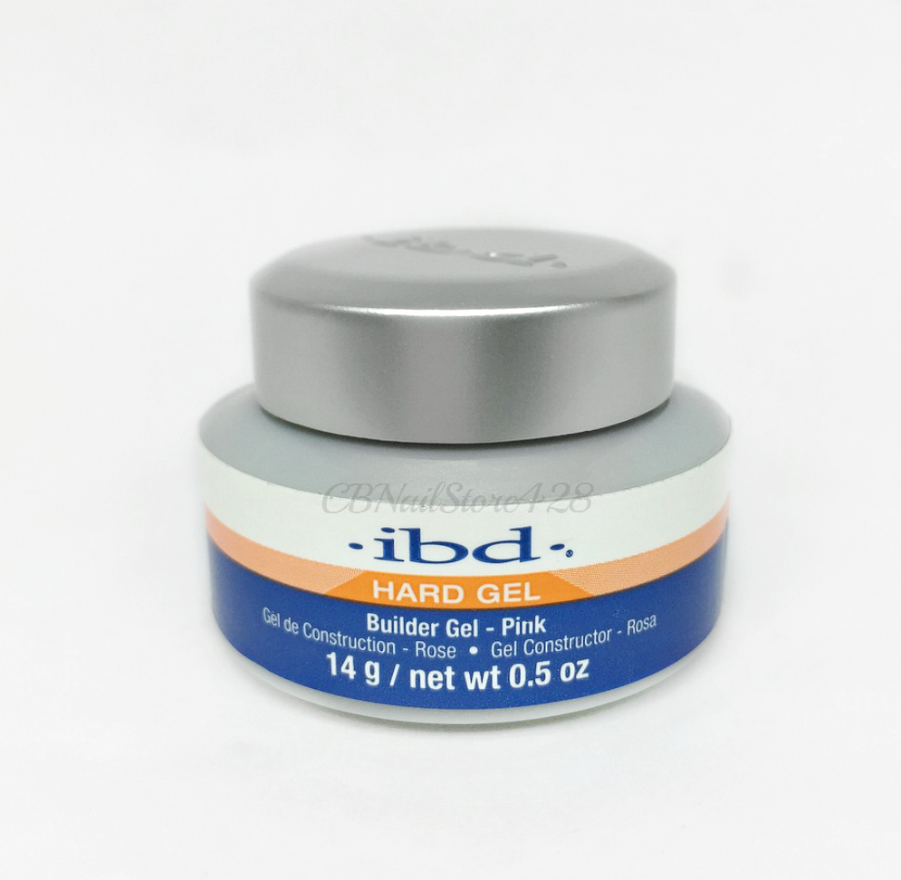 IBD Builder Gel PINK 0.5oz/14g- ideal for tip overlays and sculpting
