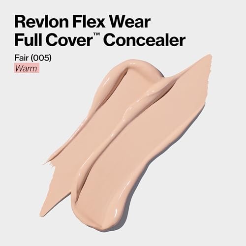 ColorStay Flex Wear, Full Cover Non-Creasing 0.34 Fl Oz (Pack of 1) 005 Fair