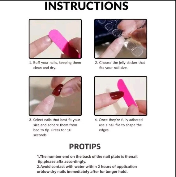 Press On Nails Medium Long Coffin Shaped, Red And Black Fake Nails Kit Gradient