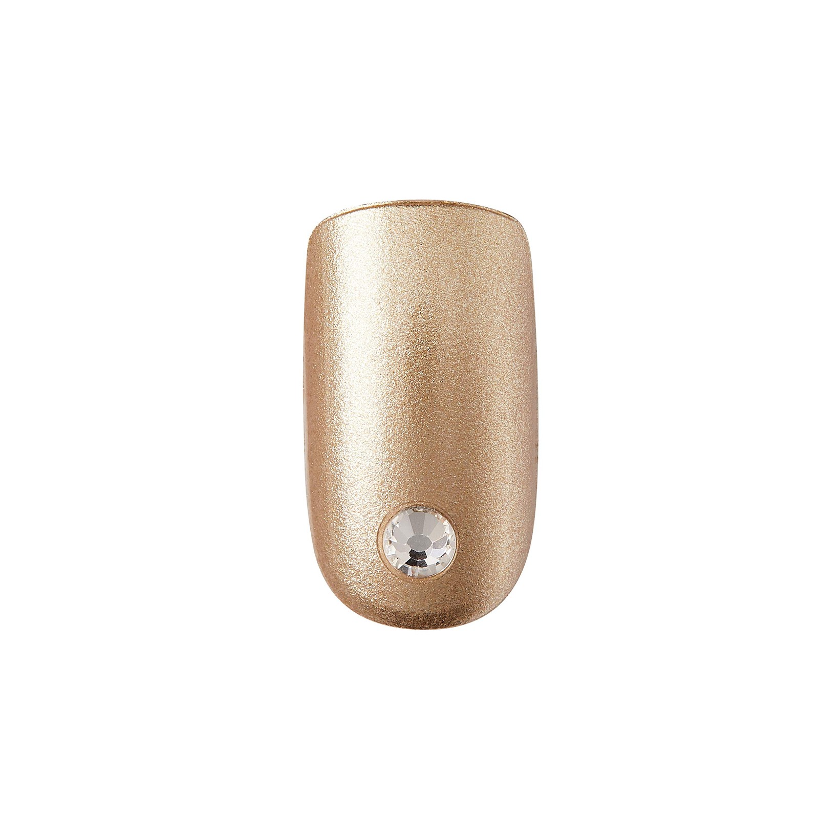 Kiss Impress Press-on Manicure One-Step 30 Count (Pack of 1), Navy Blue,Gold