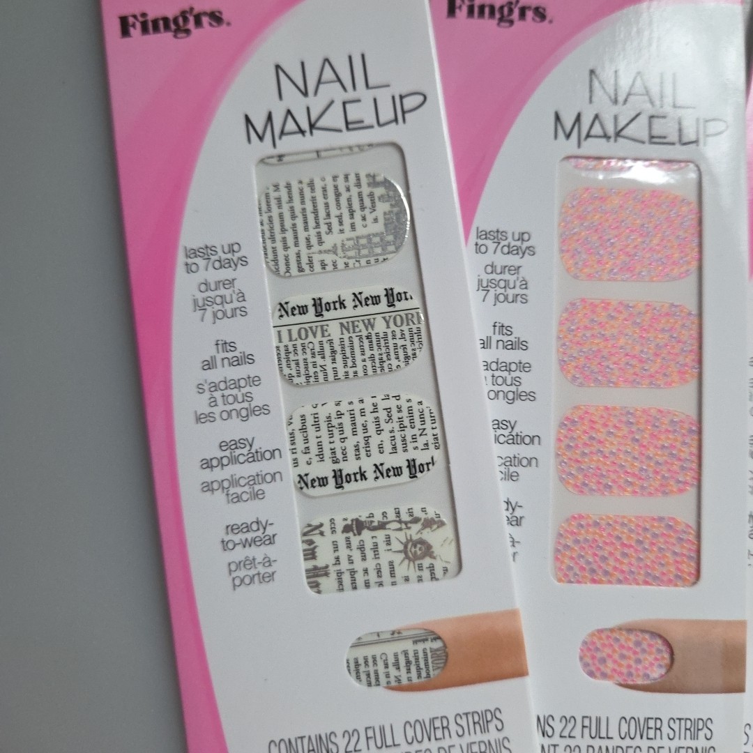 FING’RS NEW Nail Art Stickers Sets for 3