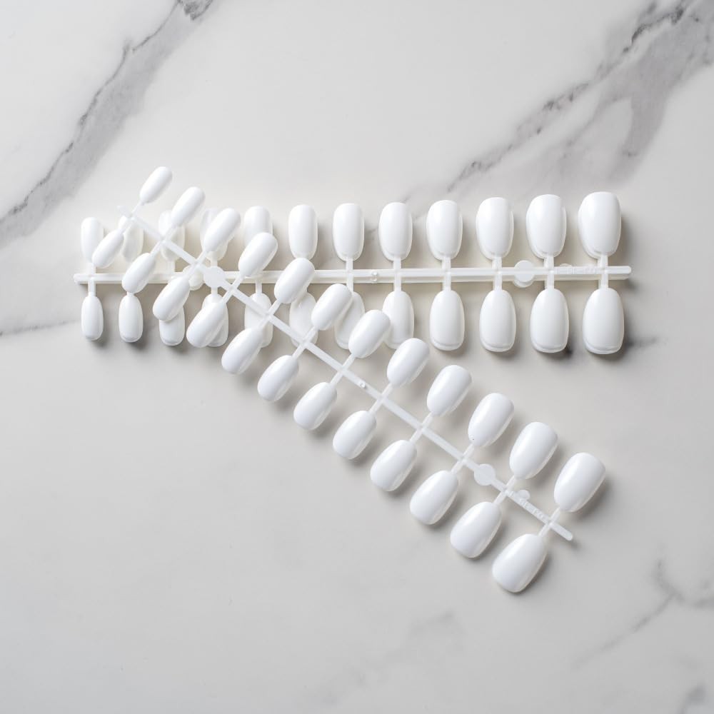 Lifextol Short Press on Nails Almond Fake Nails, 240 Round Almond Press on Na…