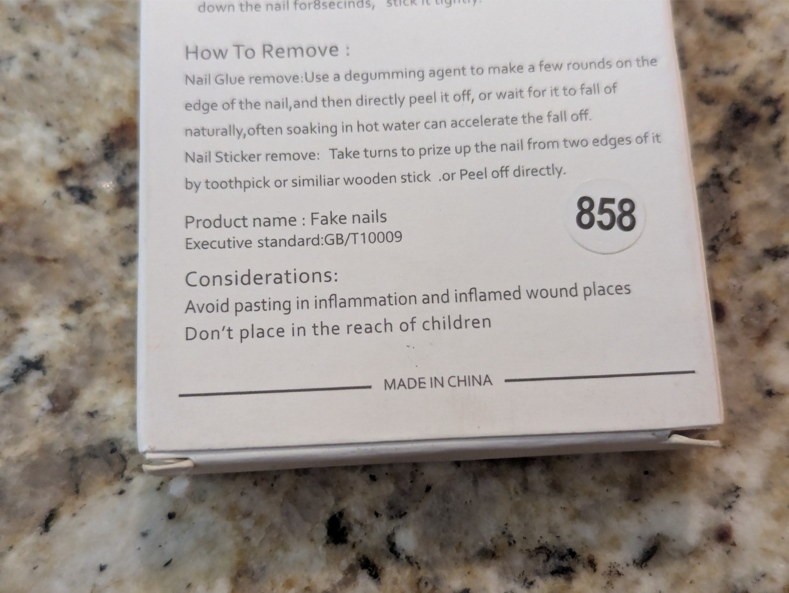Press On Nails One Minute Nail Tip #858 Pink French Tips 24ct