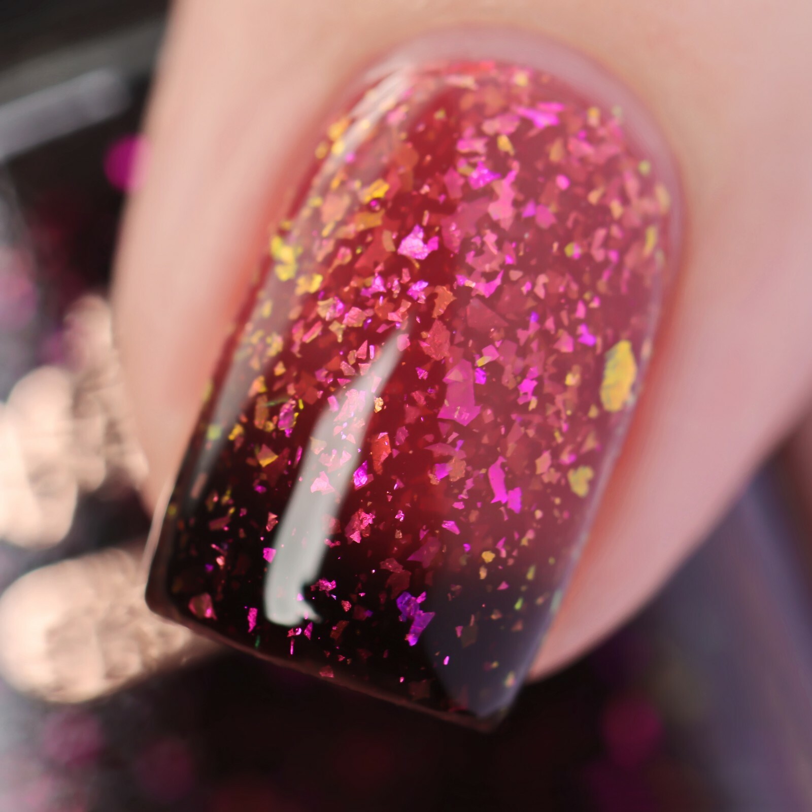 Pump the Rakes Regular Polish (Thermal Orangie Pink/Brown), Polish for Nail Art
