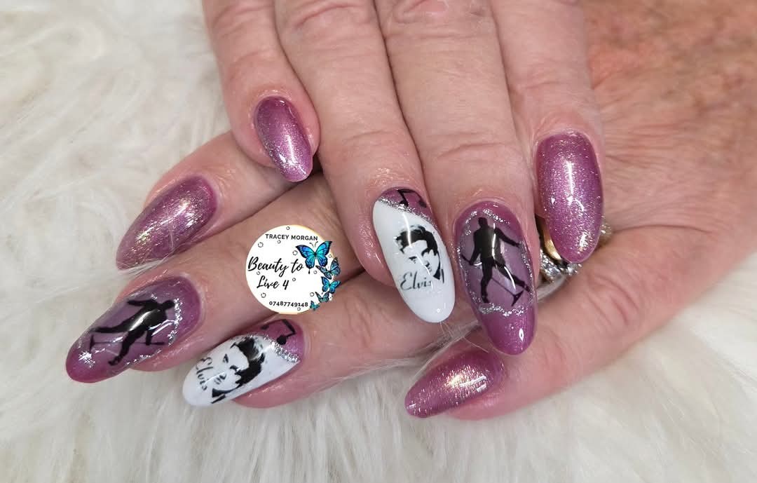 Elvis Nail Art water slide Decals