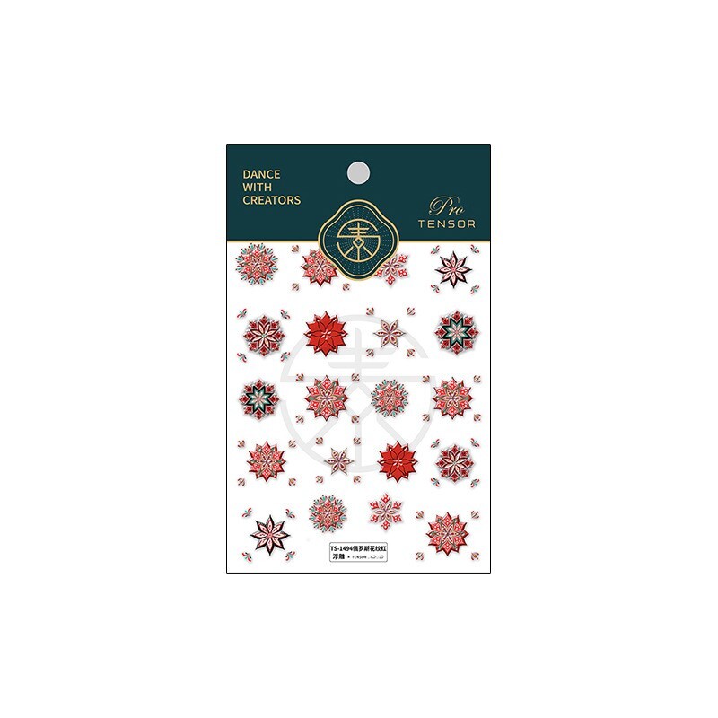 5D Boho Nail Art Stickers, Bohemian Nail Stickers Decal, DIY Nails (133)