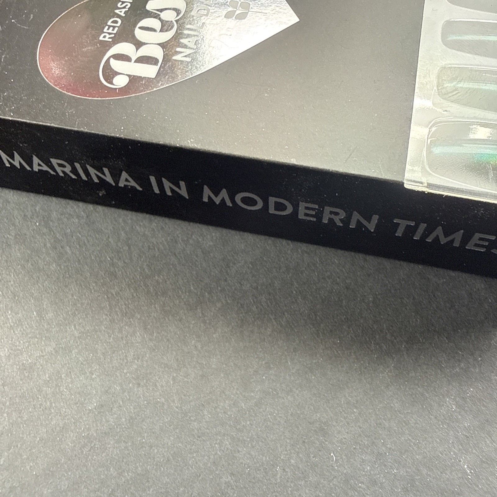 Red Aspen Press On Nails- Marina in Modern Times- Medium • Coffin • Cat Eye-