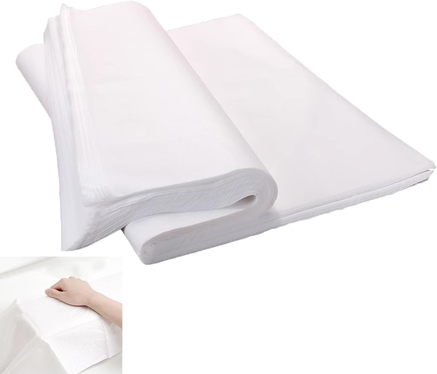 100 Sheets Nail Care Towels Non-Woven Fabric Large Disposable Nail Mats Nail Art
