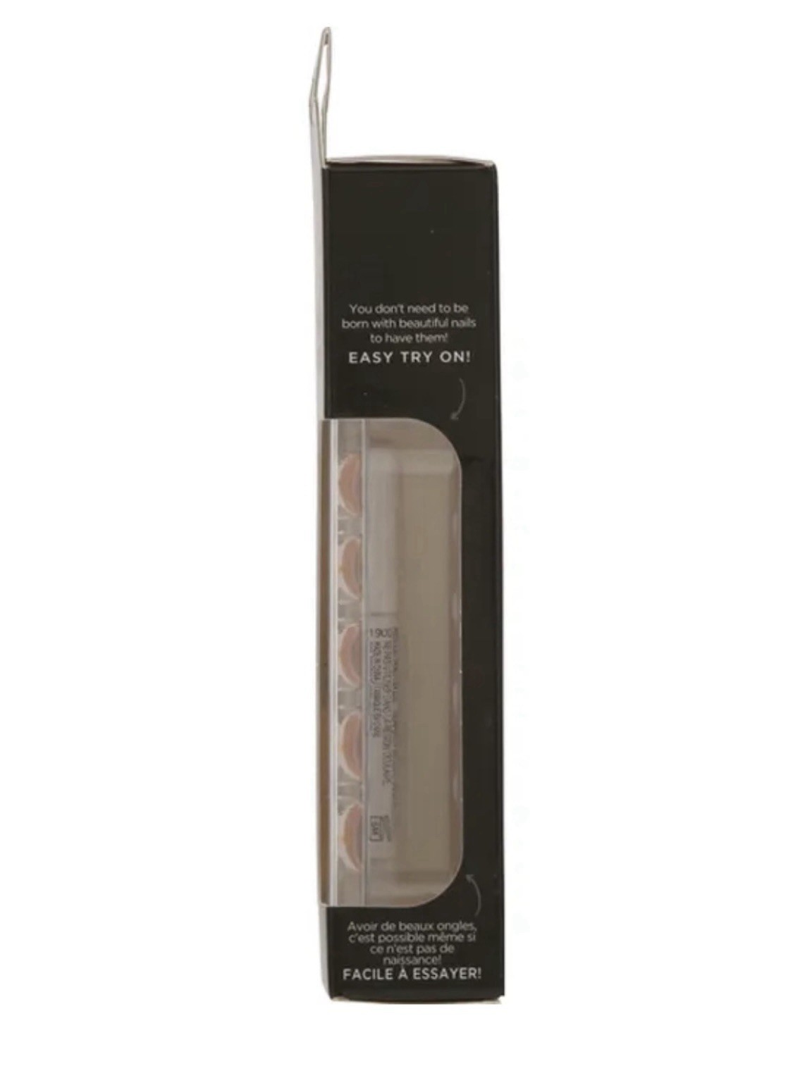 2pk Sally Hansen Salon Effects Perfect Manicure Med Coffin/Meet Me In The Metal