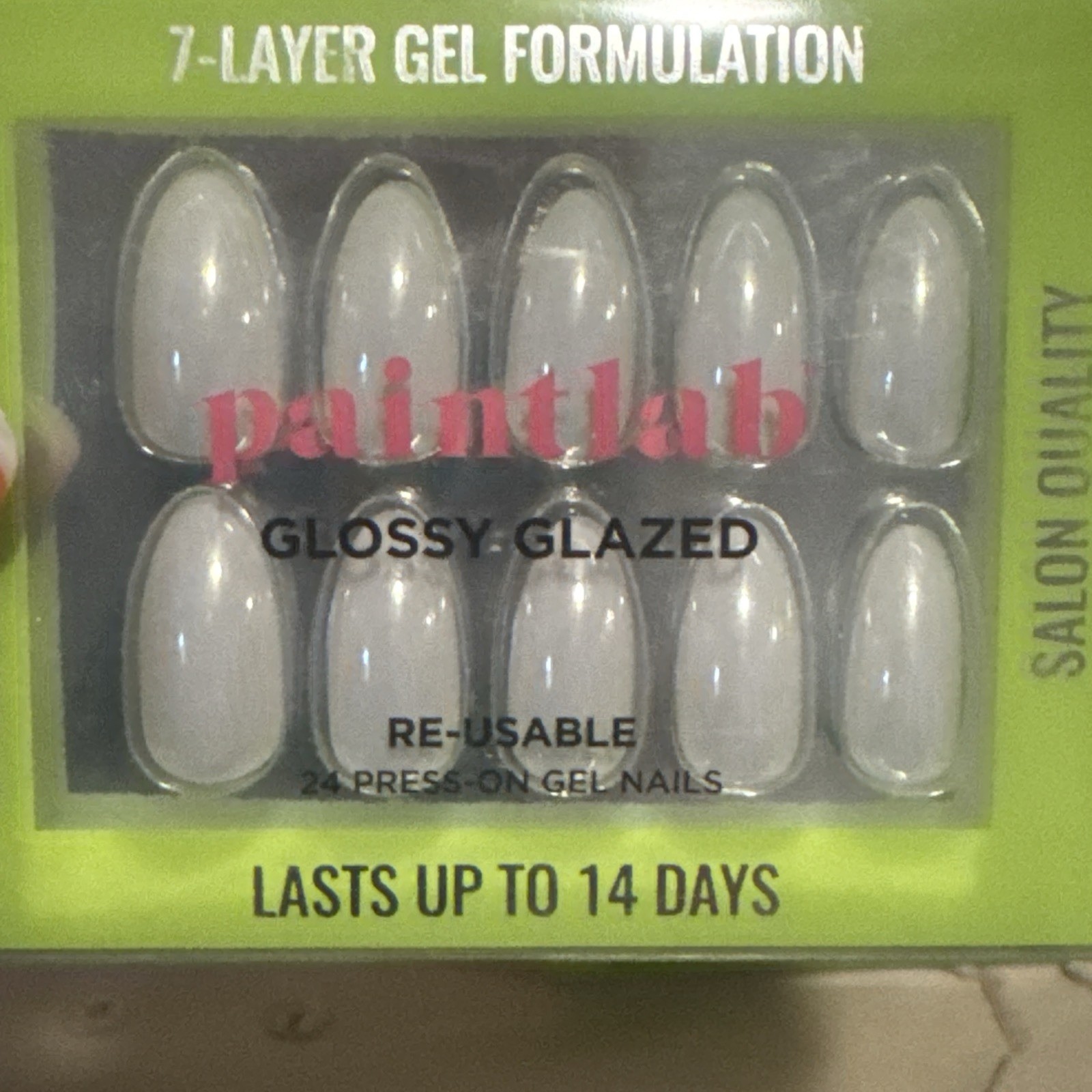 Paintlab Press On Nail Lot. Gift. Trendy Nails. Winter Nails. Bridal. Lace Nails
