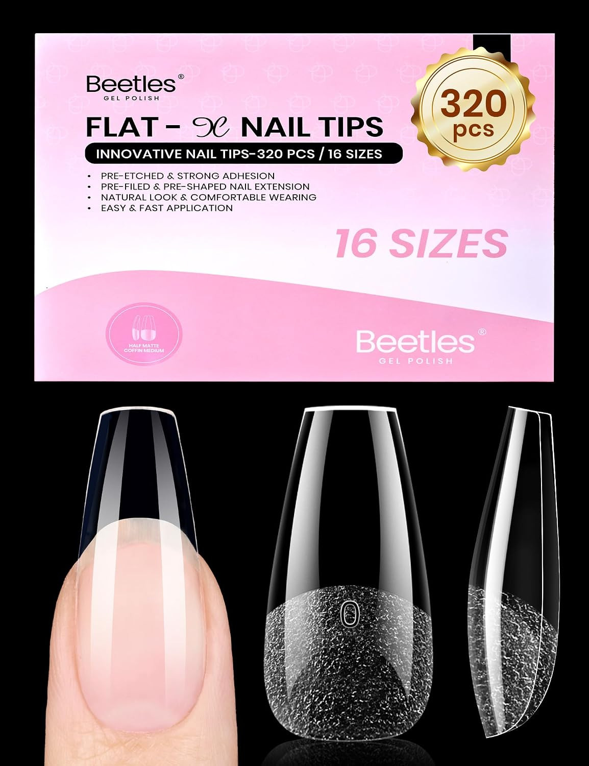 Beetles Hema Free Nail Glue Gel, 10Ml TPO Free UV Nail Glue | Super Strong for A