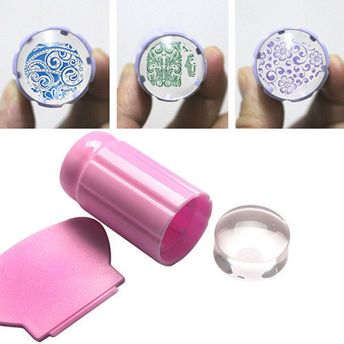 Nail Art Stamper Stamp Scraper Set Polish Stamping Image Plate Manicure Tools