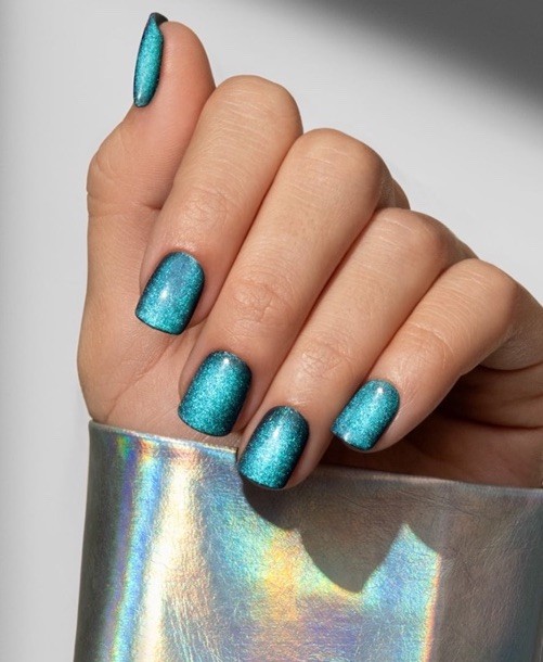 KISS imPRESS💅Color FX Short Squoval Press-on Nails Green “Better Things” 30Pcs