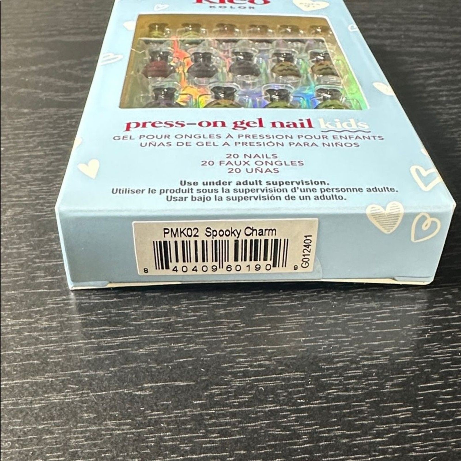 Kleo Kolor Press-On Nails KIDS – Spooky Charm – rec 9+ NIB