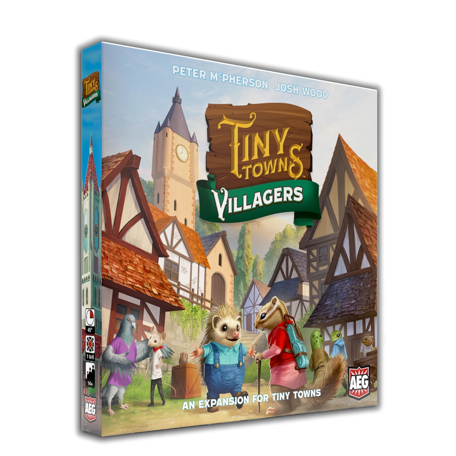 AEG Tiny Towns: Villagers Expansion | Talented Creatures Have Medium, Brown