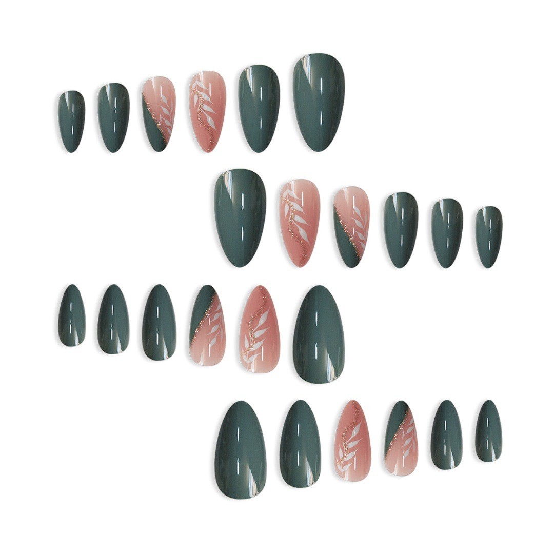 Elegant Gray Metallic Line Nail Patches Simple Stylish Nail Art Wholesale