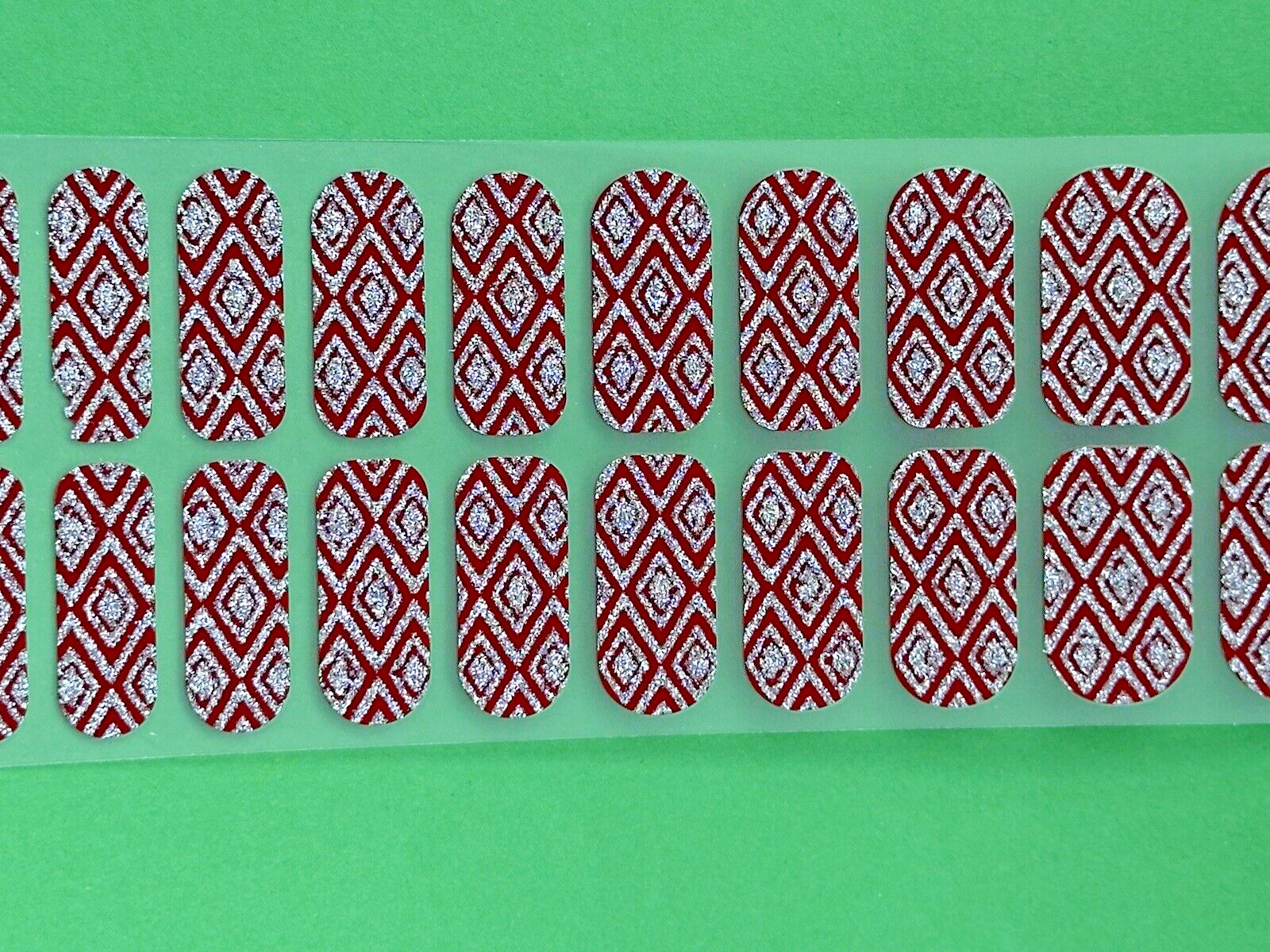 20 Strips In a Pack Instant Nail Wrap, Peel and Apply, Hottest design Brand New.