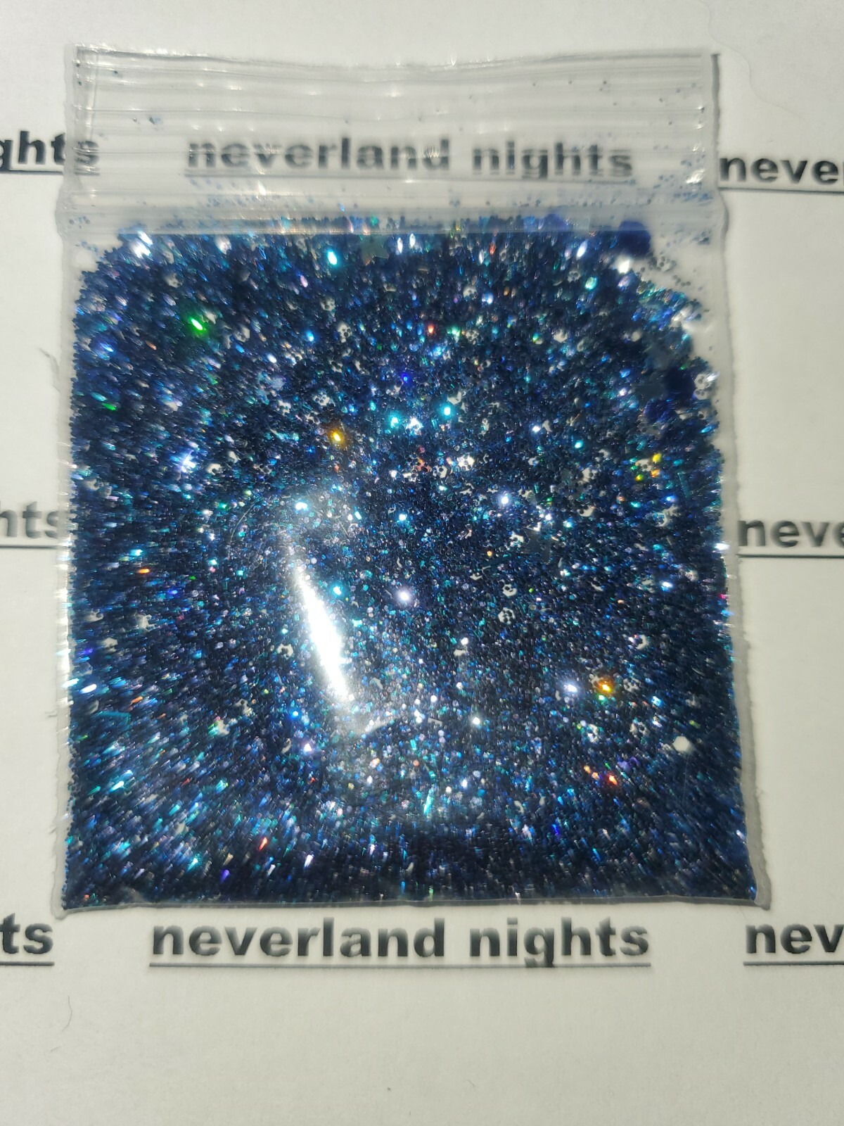 Night Sky |Blue Glitter Mix|Nail Art|Acrylics & Gels