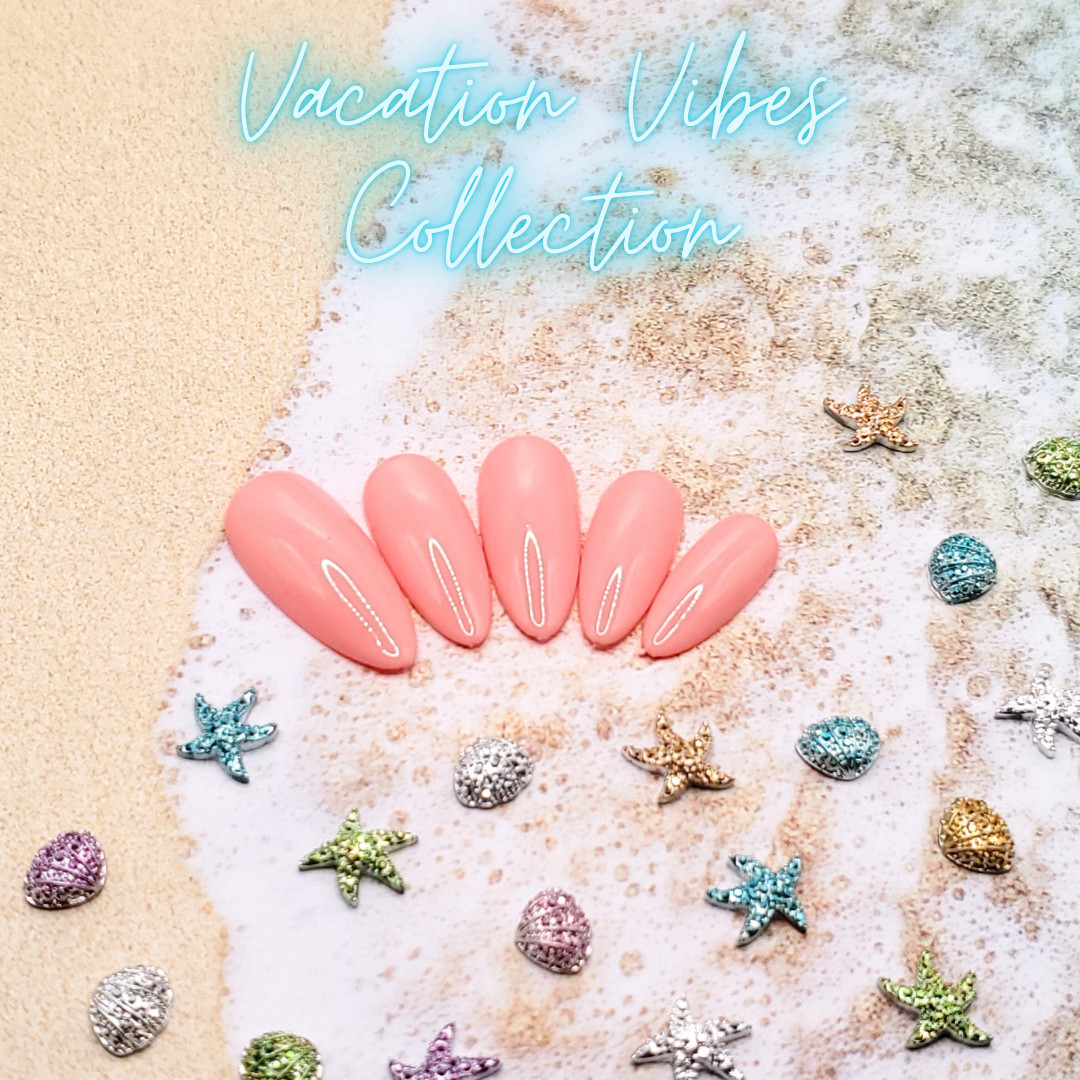 #407 Light Pink Press On Nails | Handmade | Hard Gel Glue On Nails