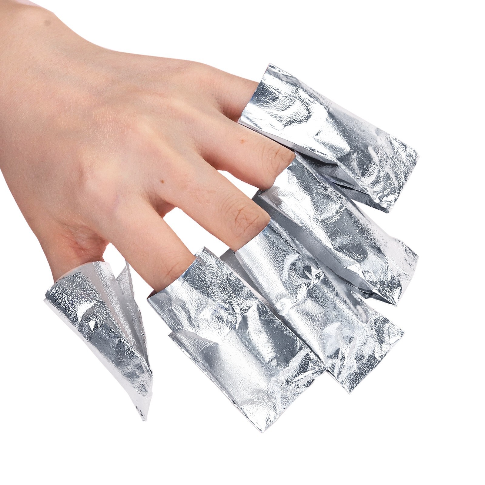50 or 100PCS Aluminium Foil Nail Polish Removal Wraps Pad Remover Nail Art Tools
