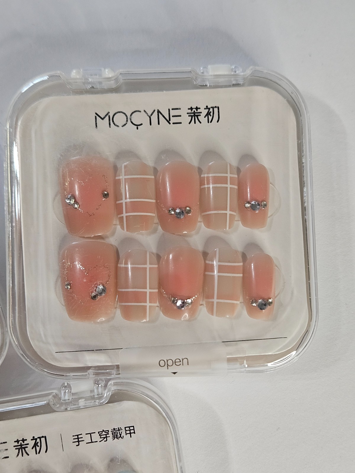 Lot of 3 MOCYNE Boutique Press-On Nail Complete Kits – Short Square NIB