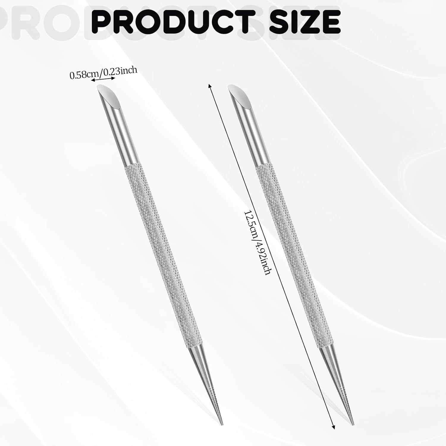 Nail Cleaning Cuticle Sti Stainl Steel Cuticle Pusher Remover Dead