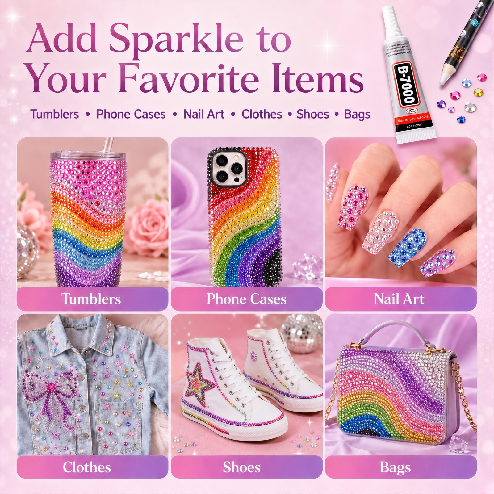 Bedazzling Kit 42000Pcs 40 Colors Resin Jelly Rhinestones, 3mm Flatback AB Gems