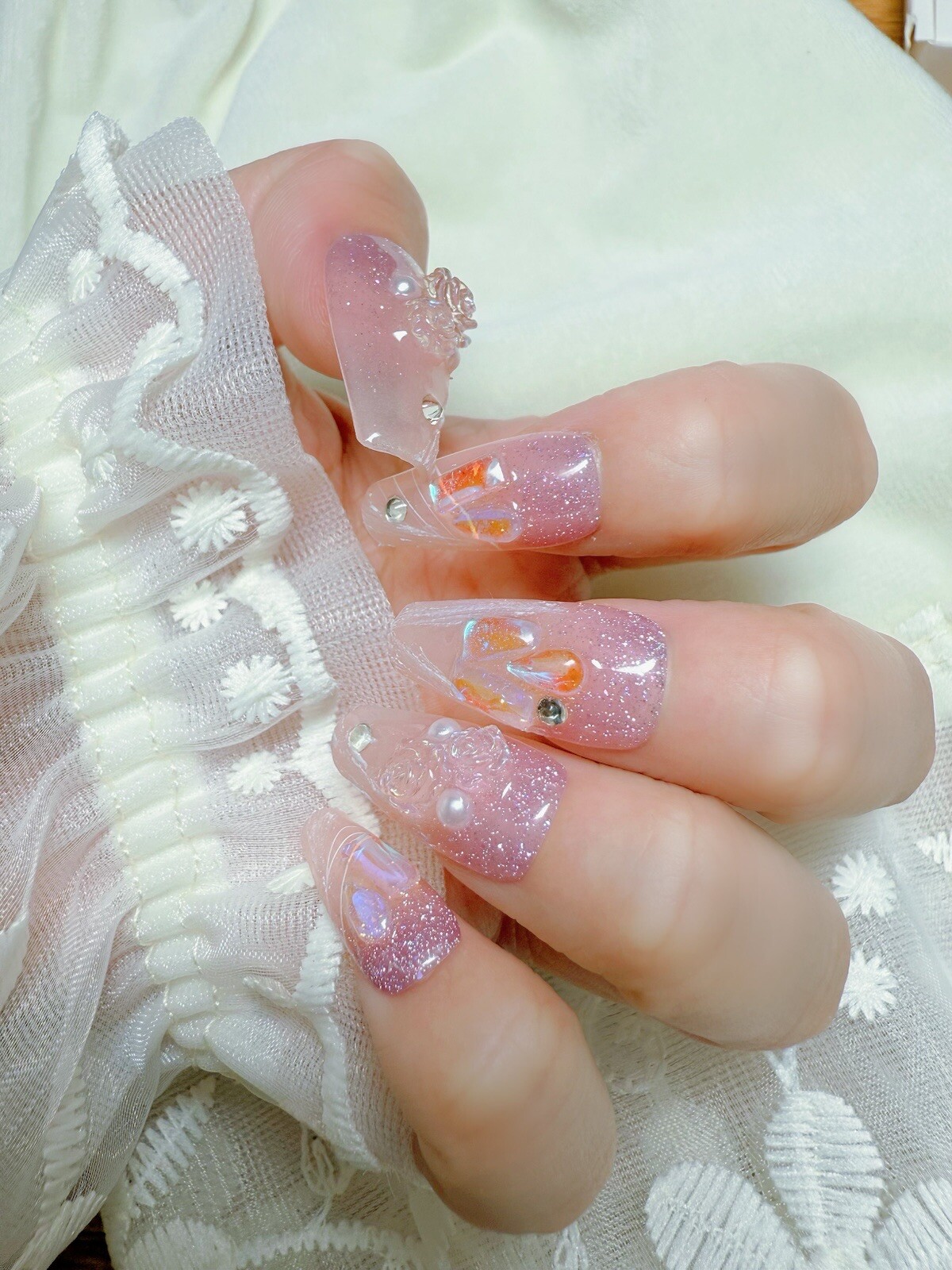 press on nails short