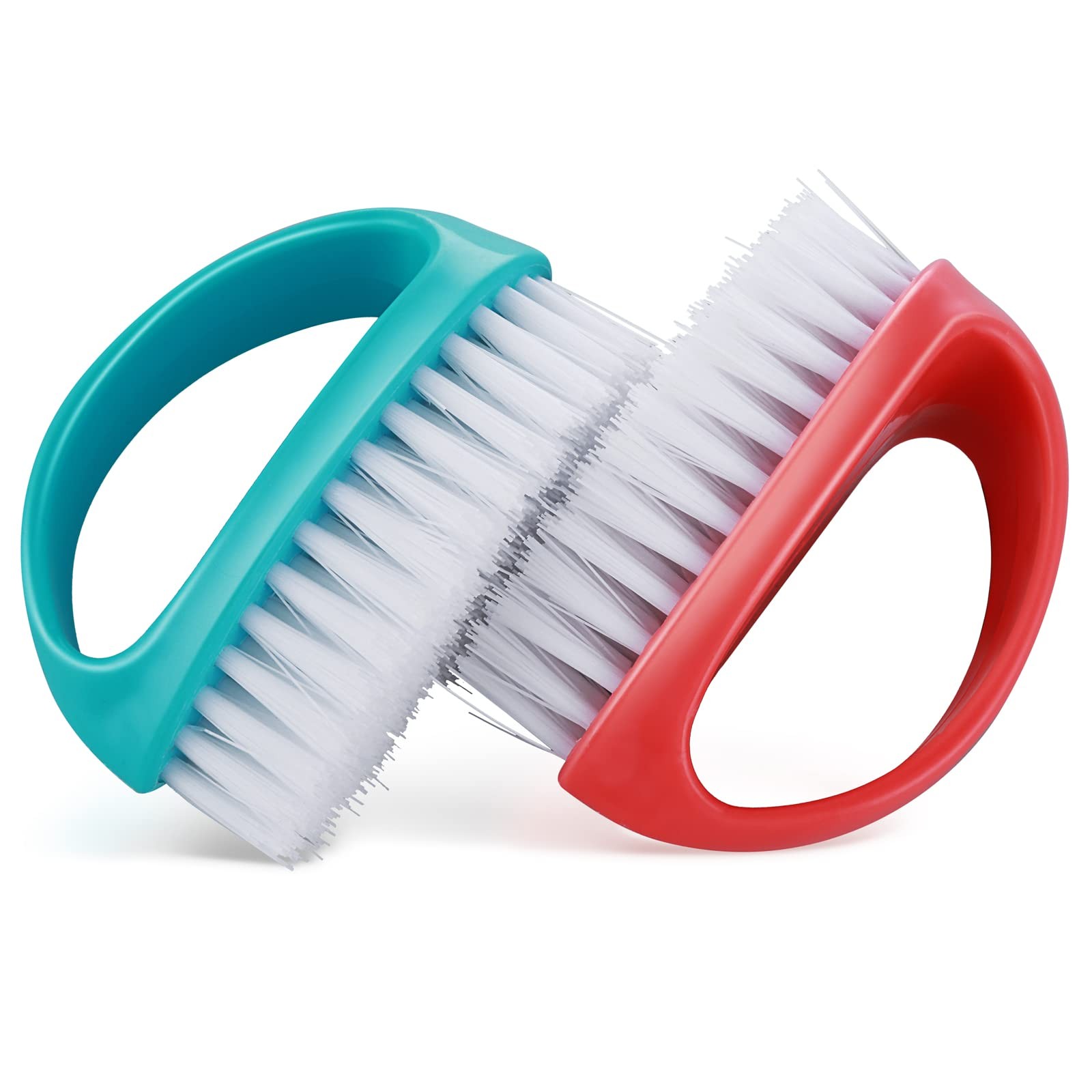 2 Pack Hand Nail Brush Cleaning Fingernails Durable Stiff Bristles Nail Scrub