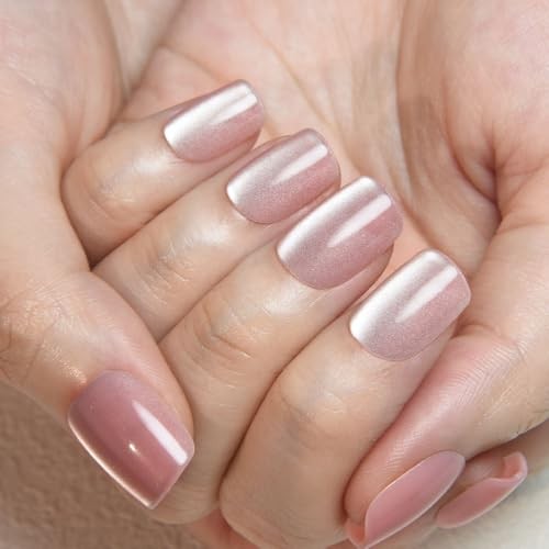 30Pcs – Short Square Nude Pink Cat Eye – Extra 30 Ounce – Pack of 1