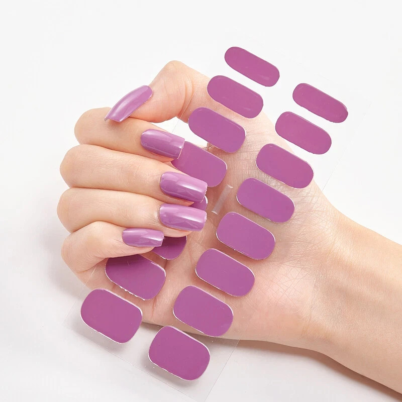 Share Full Size Nail Wraps Stickers Polish Toe Manicure Art Self Stick Decor3D