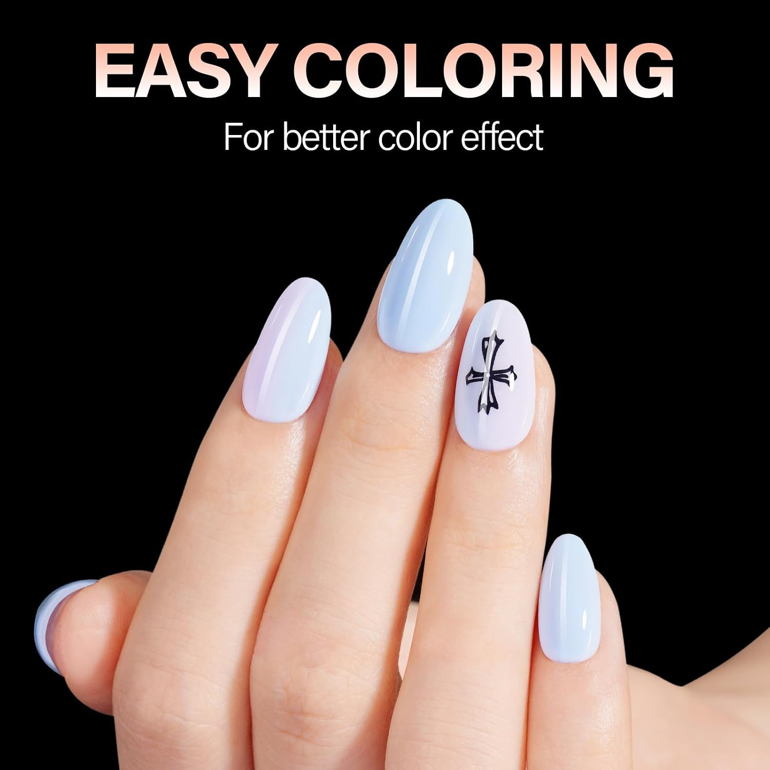 Short Oval round Nails 504PCS Clear Gel Tips | Press On, Full Cover, Fake Gelly